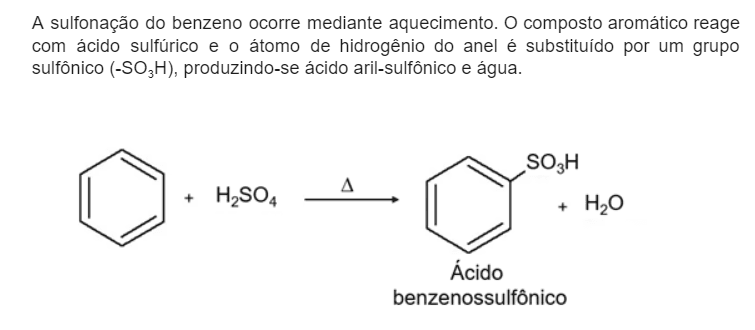 Sulfonação do Benzeno