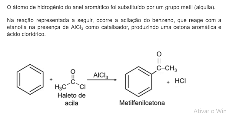 Acilação do Benzeno