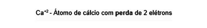 Exemplo de carga iônica