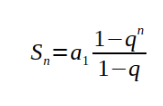 Soma dos “n” primeiros termos de uma Progressão geométrica