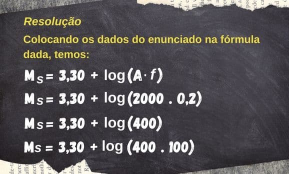 Resolução questão 2 Enem sobre logaritmo