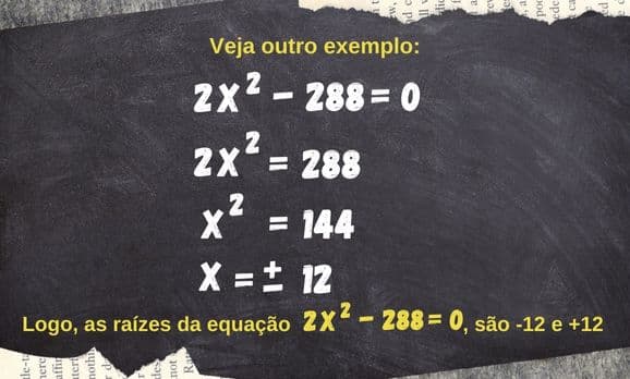 Imagem com resolução da equação dois de função de segundo grau